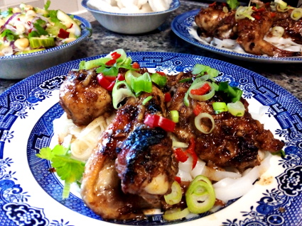 Asian BBQ Chicken recipe, eat well on universal credit
