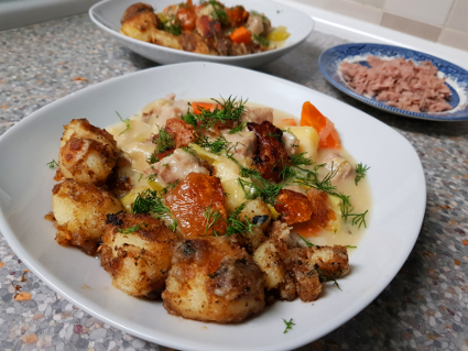 Dillkott recipe, eat well on universal credit