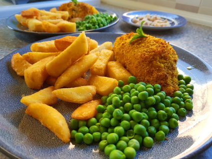 Gluten Free & Dairy Free Chicken Kiev, recipe, eat well on universal credit