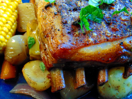 Minted Roast Lamb Breasts recipe, eat well on universal credit